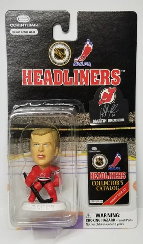 1997 Headliners NHL New Jersey Devils Martin Brodeur 3" Figure ~ NEW In PACKAGE Cover