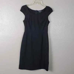 Adrianna Papell Women's Black Fit & Flare Black Dress 8P Classic Office Date - Picture 1 of 5