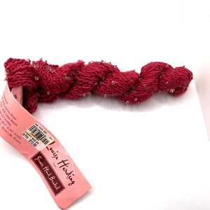 Louisa Harding BEADED YARN Red Grace Silk-Wool Blend w/glass beads 50g/67.5m - Picture 1 of 7