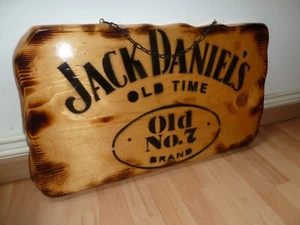 TABLEAU EN BOIS DECORER JACK DANIELS - Photo 1/1