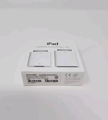 Apple iPad Camera Connection Kit A1362 A1358 SD Card & USB to 30-pin Adapters - Image 1 of 3