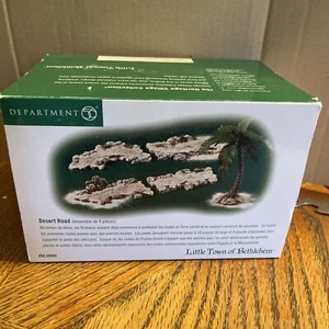 Dept 56 Città di Betlemme Accessori DESERT ROAD Set di 4 #56.59909 - Foto 1 di 5
