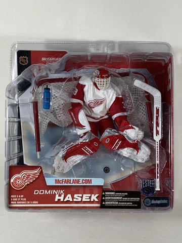 McFarlane Dominik Hasik Detroit Red Wings Series 7 White Variant Action Figure Cover