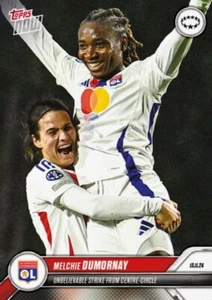 Tarjeta olímpica de la UEFA 2024-25 TOPPS NOW UWCL LYONNAIS MELCHIE DUMORNAY #9 - Imagen 1 de 1