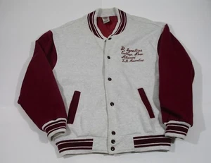 Starter Varsity Type Jacket Mens L St Ignatius College Prep Alumni Snap Button - Picture 1 of 6