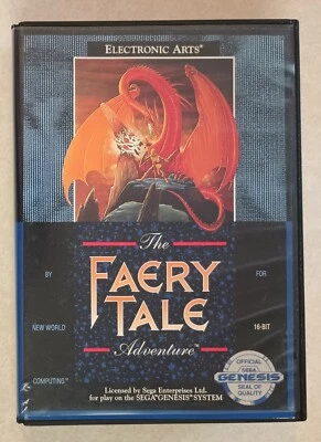 The Faery Tale Adventure Genesis - Cartridge Case Manual Registration - Tested - Image 1 of 4