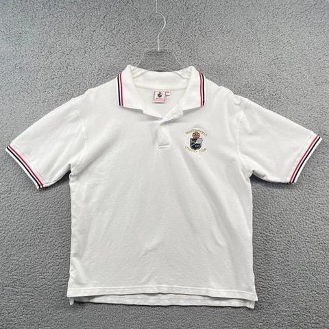 Monte-Carlo Country Club Polo Shirt Adult Medium (Tagged 2XL) White Tennis MCCC Cover
