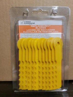 Weed Warrior 70289a Replacement Push-n-load 3 Blade & Pivot rim Hybrid Yellow - Image 1 of 2