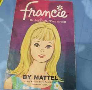 Vintage Barbie Francie Doll Fashion Catalog Pamphlet 1965 Mattel Japan VHTF - Picture 1 of 19