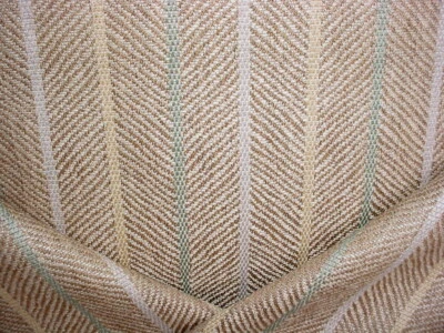 7-3/8Y Brunschwig & Fils BR-10396 Silverton Stripe Herringbone Upholstery Fabric - Image 1 of 4