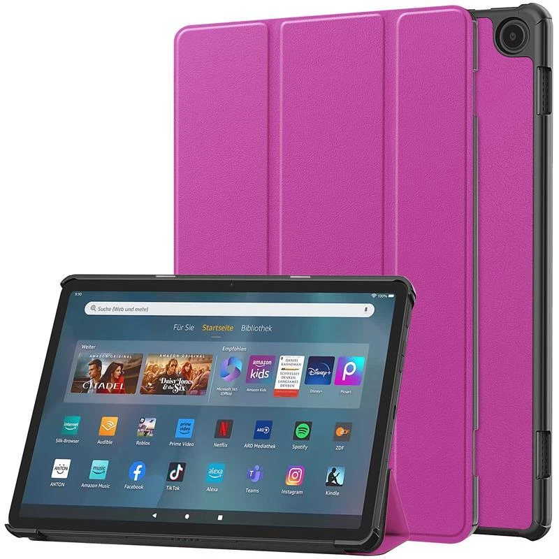 Hybrid Case for Amazon Fire Max 11 2023 13th Generation Flip Smart Stand Cover - Image 1 of 4