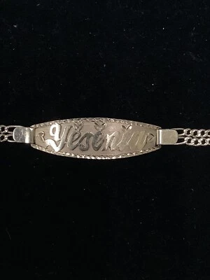 10k Gold ID Bracelet #108154-1 MGC - Image 1 of 4