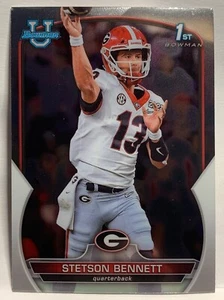 Stetson Bennett 2022 Bowman U Chrome #39 1st Bowman Georgia Bulldogs - Bild 1 von 2