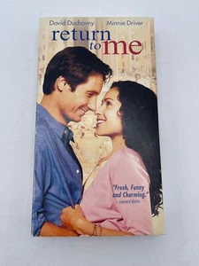 Return to Me David Duchovny Minnie Driver VHS 2000 - Picture 1 of 7