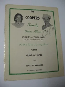 Stoney Cooper & Wilma Lee Cooper Signed 1st family Country Music Grand Ole Opry - Picture 1 of 8