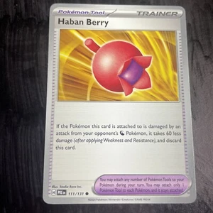 Pokémon TCG - Haban Berry 111/131 - Prismatic Evolutions - Regular - Picture 1 of 2