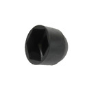 Sinclair & Rush M6 Black Plastic Nut Cover Dome Caps Bag of 100