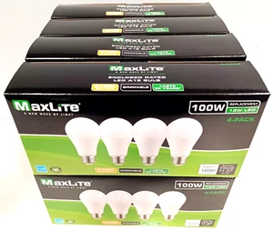 MaxLite LED 13W Soft White 2700K A19 100W Dimmable 32 Bulb Pack FREE SHIPPING - Picture 1 of 5