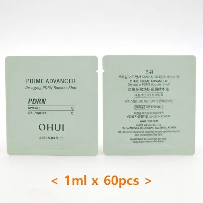 O HUI Prime Advancer De-aging PDRN Booster Shot 1ml x 60 Stück Elasticity K-Beauty - Bild 1 von 4