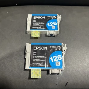 3 Genuine Epson 126 Color Ink Cartridge Cyan, Yellow Black Open Bag NEW No Box - Picture 1 of 18
