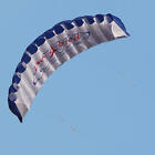 Durable Surfing Stunt Kite Kitesurfing Power Parafoil Winders Easy Control