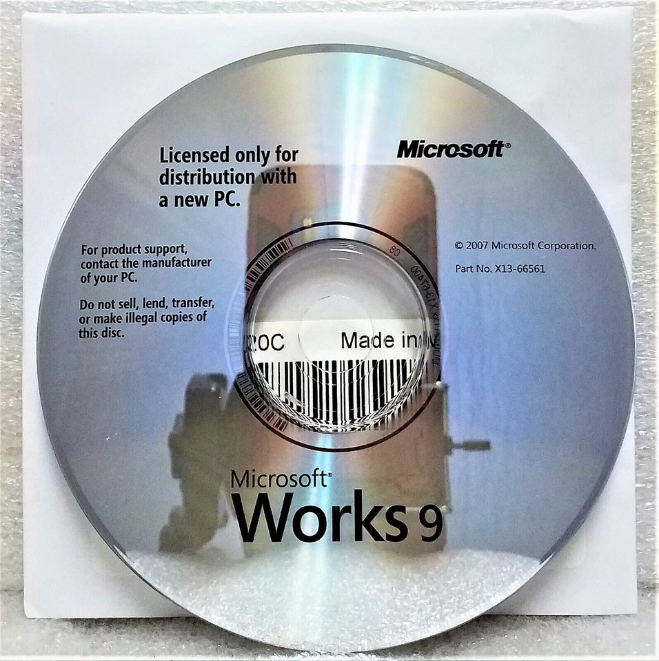 Microsoft Works 9.0 For Windows - Image 1 of 1