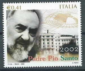2002 ITALIA PADRE PIO MNH ** - Foto 1 di 1