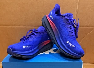 Hoka One One Clifton 9 Gore Tex 1141490 DBES Womens Running Shoes - Picture 1 of 8
