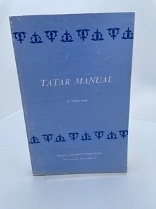 Tatar Manual: Descriptive Grammar and Texts (PB, 1968) SIGNED - Picture 1 of 10