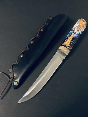 Puukko – Handgefertigt | 4116 Stahl | Hybrid-Griff | 30 cm 13 - Bild 1 von 4