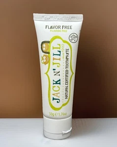 Jack N' Jill Natural Certified Kids Toothpaste Flavor Free 1.76 Oz Exp 08/2025 - Picture 1 of 2