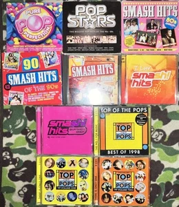 SMASH HITS TOP OF THE POPS 10 CD SETS 80S ANNUAL THE 90S POP STARS THE REUNION - Picture 1 of 2