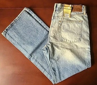 NWT Sonoma Denim Jeans Relaxed Fit Mens 34x29 Light Wash Blue Work Pants Casual - Image 1 of 4