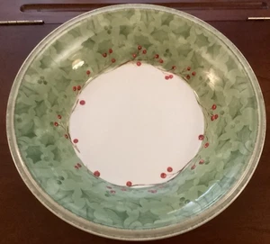 Lenox Holiday Gatherings Damasco Pasta Cuenco Cena de Navidad 8 7/8” EC! 6 disponibles - Imagen 1 de 4