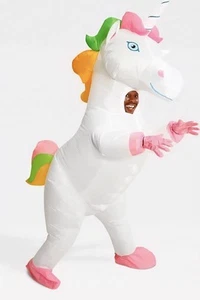 HYDE & EEK! Inflatable Unicorn Costume Jumpsuit Fan Adult One Size Fits Most - Picture 1 of 3