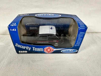 FIAT 500 CARABINIERI - WELLY - SCALA 1/43 - Immagine 1 di 2