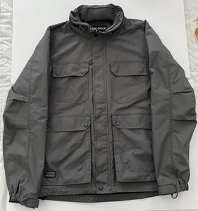 Dri Duck Field Jacket - Full Zip, Packable Hood, Rain Jacket - Gray Men’s Large - Picture 1 of 15