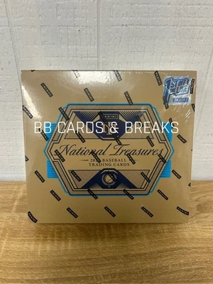 NEW 2025 Panini Baseball National Treasures FOTL FIRST OFF THE LINE Hobby Box