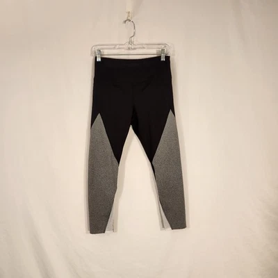SO Negro Gris Atlético Ocio Fitness Leggings Malla Acento Panel Mujer M Foto 1 de 4