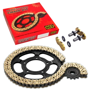 REGINA KK044 525 ZRP CHAIN AND SPROCKET KIT KAWASAKI ZX-7 R NINJA 1998 - Foto 1 di 2