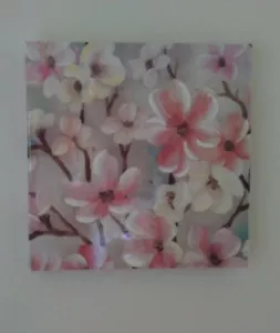 Cherry blossom framed picture Wall Decor for Bedroom Bathroom Art durable art - Picture 1 of 6
