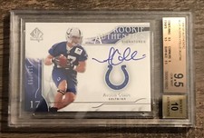 2009 SP Authentic Austin Collie Auto RC #/799   BGS 9.5-10 Gem Mint 💎