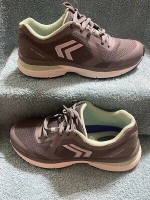 DR. SCHOLL'S WOMEN'S TO THE POINT MESH SNEAKERS/TENNIS SZ 7.5 M GREY & TURQUOISE - Image 1 of 4