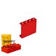 Lego - Panel Panneau 1x4x3 Side Hollow ROUGE RED - 4558212 - 60581