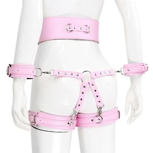 Leather harness for Soft Bondage / High-end leather handcuff ties / Sextoy - Picture 1 of 14