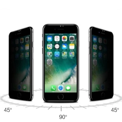 For iPhone 12 11 Pro Max XS XR Privacy Anti Spy Tempered Glass Screen Protector - Image 1 of 4