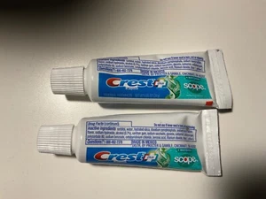 2 Scope Crest travel toothpaste - .085 oz each EXP 09/27 - Picture 1 of 3