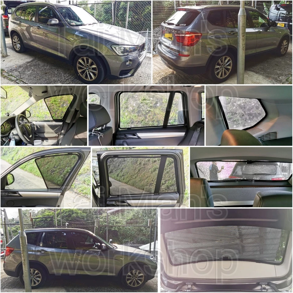 Магнитный солнцезащитный козырек для BMW X3 IX3 набор из 7 шт. - Изображение 1 из 4