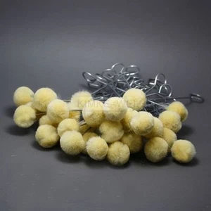 100x Wollpinsel Wool Woll Dauber Lederpinsel Leder DIY Werkzeug Färben Bürste - Picture 1 of 3
