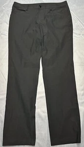 Lululemon Pants Mens 38 W Stretch Pockets Logo ABC Commission Classic *SEE DESC* - Picture 1 of 5